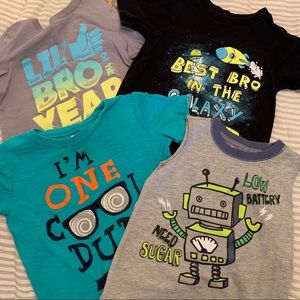 Toddler Boy T-Shirt Bundle Size: 2T